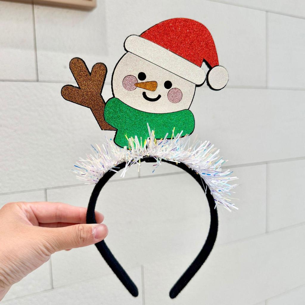 Милый Рождественский Ободок с Рогами и Бантом - Праздничный Сказочный Аксессуар для Волос