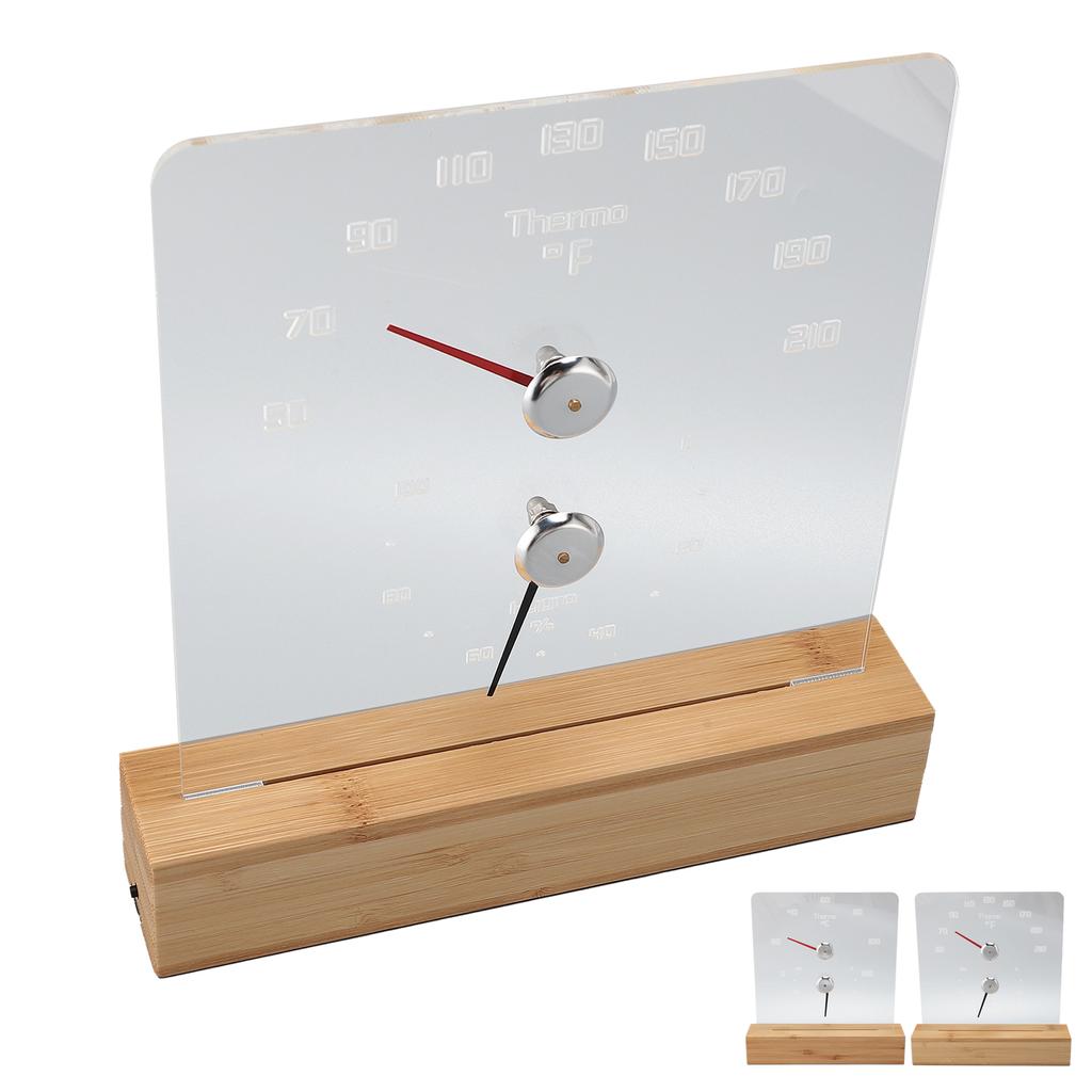 2 в 1 датчик температуры сауны гигрометр с белой светодиодной подсветкой измерение влажности температуры для