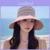 Летняя шляпа от солнца с широкими полями и бантом для женщин для повседневной носки на открытом воздухе