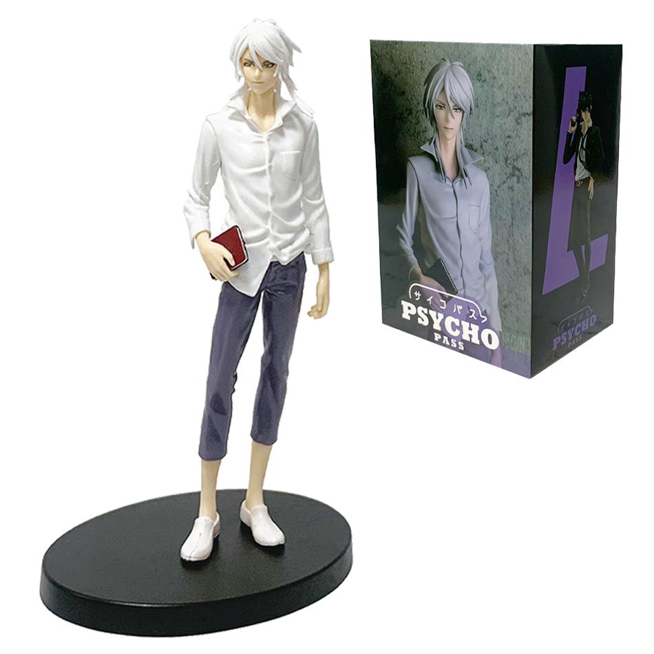 18cm Anime PSYCHO-PASS Anime Figures Kougami Shin'ya Makishima Shogo PVC Action Figures Model Anime Cartoon Model Toy Gifts