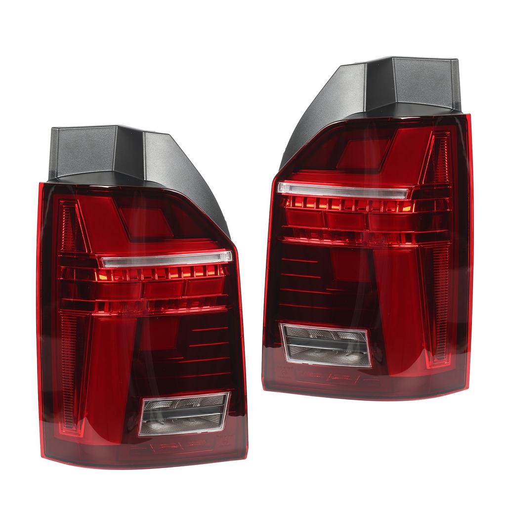 Динамические светодиодные задние фонари в стиле фейслифтинг для Multivan Transporter T6 до фейслифтинга 2016–2019 красный