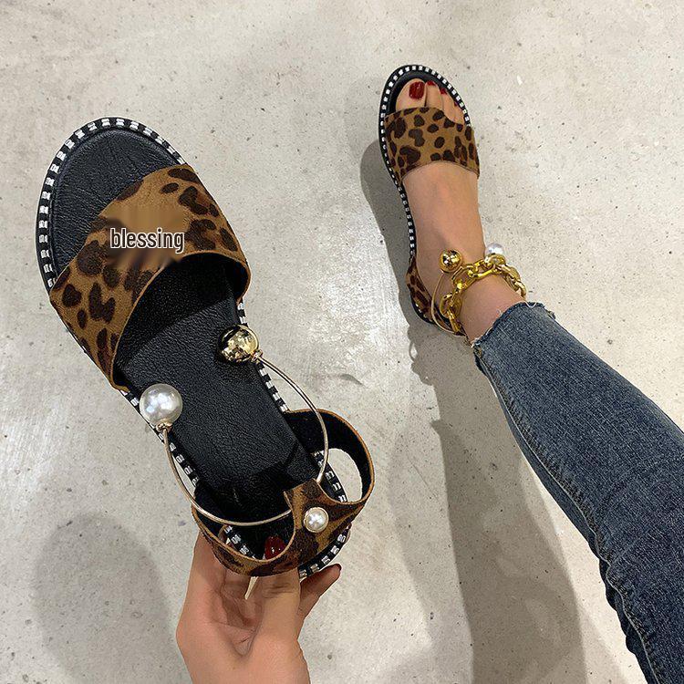 Женские сандалии больших размеров с открытым носком, на низком каблуке, в сказочном стиле, с застежкой на одну пряжку