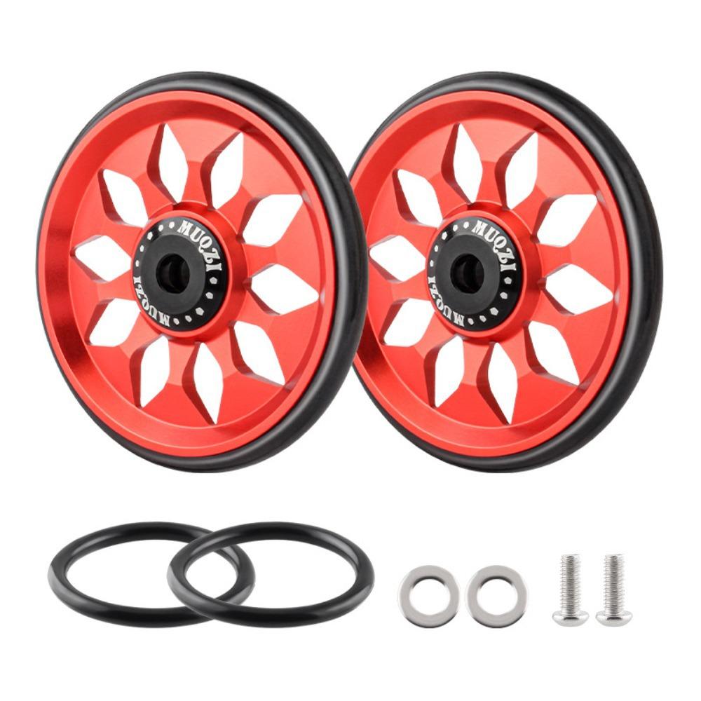 Replacement Bicycle Easywheel 60mm Bike Auxiliary Wheels Bike Easy Wheels Rear Rack