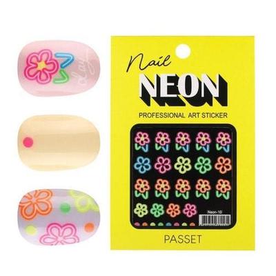 Наклейка с неоновым рисунком passet Neon-10 цветок, цветок (S2488788)