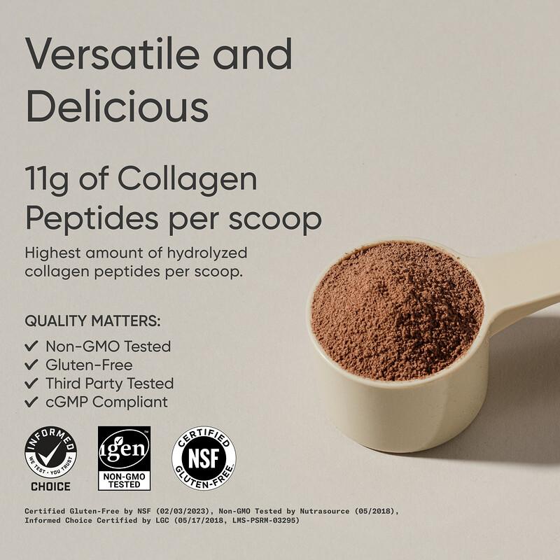 Collagen Peptides, Dark Chocolate, 1.41 lb (640 g)