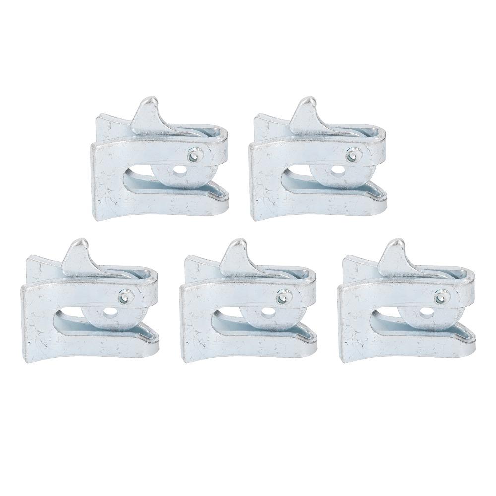 5pcs Galvanized Steel Plate Pet Cage Suspended Water Dispenser Fence Latch Pig Farrowing Bed