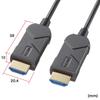 SANWA SUPPLY Совместимый оптоволоконный кабель HDMI 8K/60 Гц/4K/120 Гц (10м) KM-HD20-UFB10LP