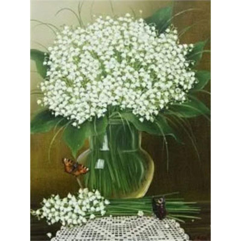 Diy Cross Painting Diamond Flower Stitch Kit Mosaic Art Diamond Painting Full Circlesquare Diamond Home Decoration
