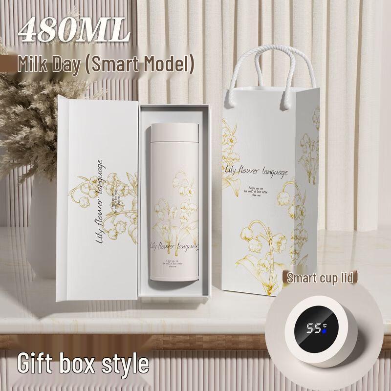 SMPP&DR Smart Thermos with Temperature Display