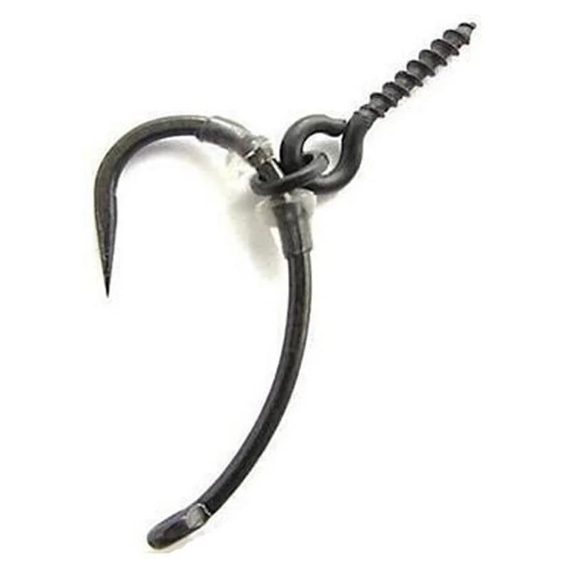 10 шт. Круглые кольца-шурупы для насадки для карповой рыбалки, бойлы, поп-апы, чод-риги 12 мм, рыболовные аксессуары