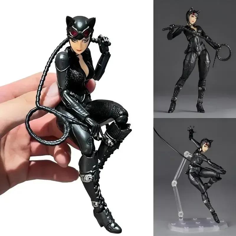 Amazing Yamaguchi Фигурки Селины Кайл Revoltech Женщина-кошка Подвижная Фигурка Действия Подвижные Игрушки Коллекционная Кукла 15 см Модель Подарки