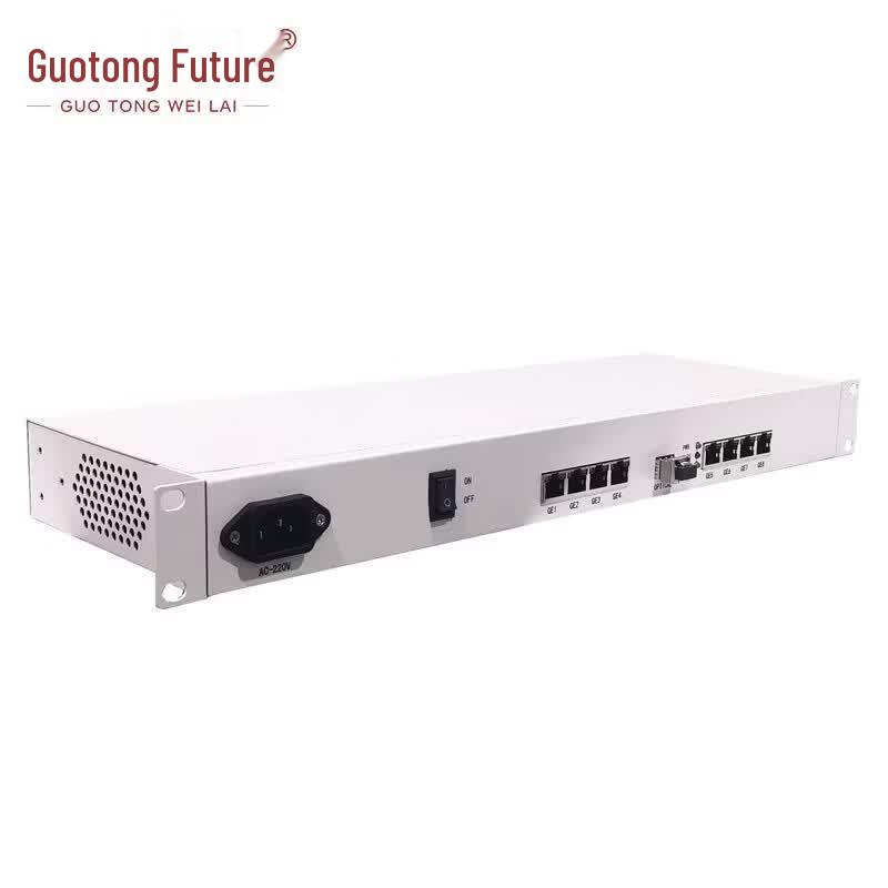 Стойечный гигабитный оптоволоконный приемопередатчик Guotong Weilai GT 1008G/W