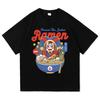 Футболка Amazing Digital Circus Jax Ramen, модная мужская, забавная, футболка Caine Pomni, унисекс, милая, кролик, лапша, хлопковые футболки, рубашки