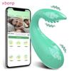Мощное приложение, Bluetooth-вибратор для женщин, трусики с 2 двигателями, фаллоимитатор для точки G, массажер, вибрирующее яйцо любви, секс-игрушки для взрослых