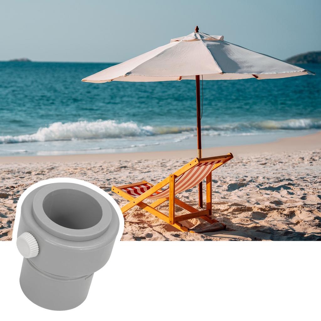 Umbrella Pole Stabilizer Adapter Umbrellas Hole Holder Insert Pool Shade Grip Sleeve Attachment Adapter Plastic