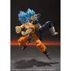 TAMASHII NATIONS SHFiguarts Dragon Ball Супер Сайян Бог Супер Сайян Сон Гоку -Супер- Приблизительно. Подвижная фигура, окрашенная в цвет АБС и ПВХ, 140 мм.
