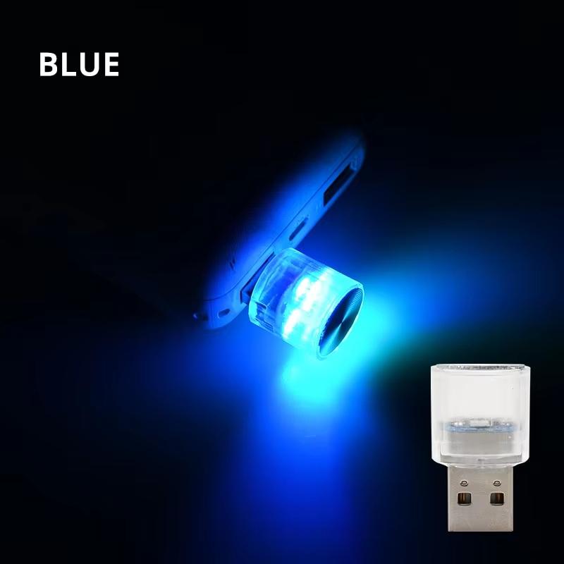 Auto LED Car Light Auto Interior Mini USB Atmosphere Light Emergency Lighting Light PC Auto Colorful Decorative Lamp Accessory