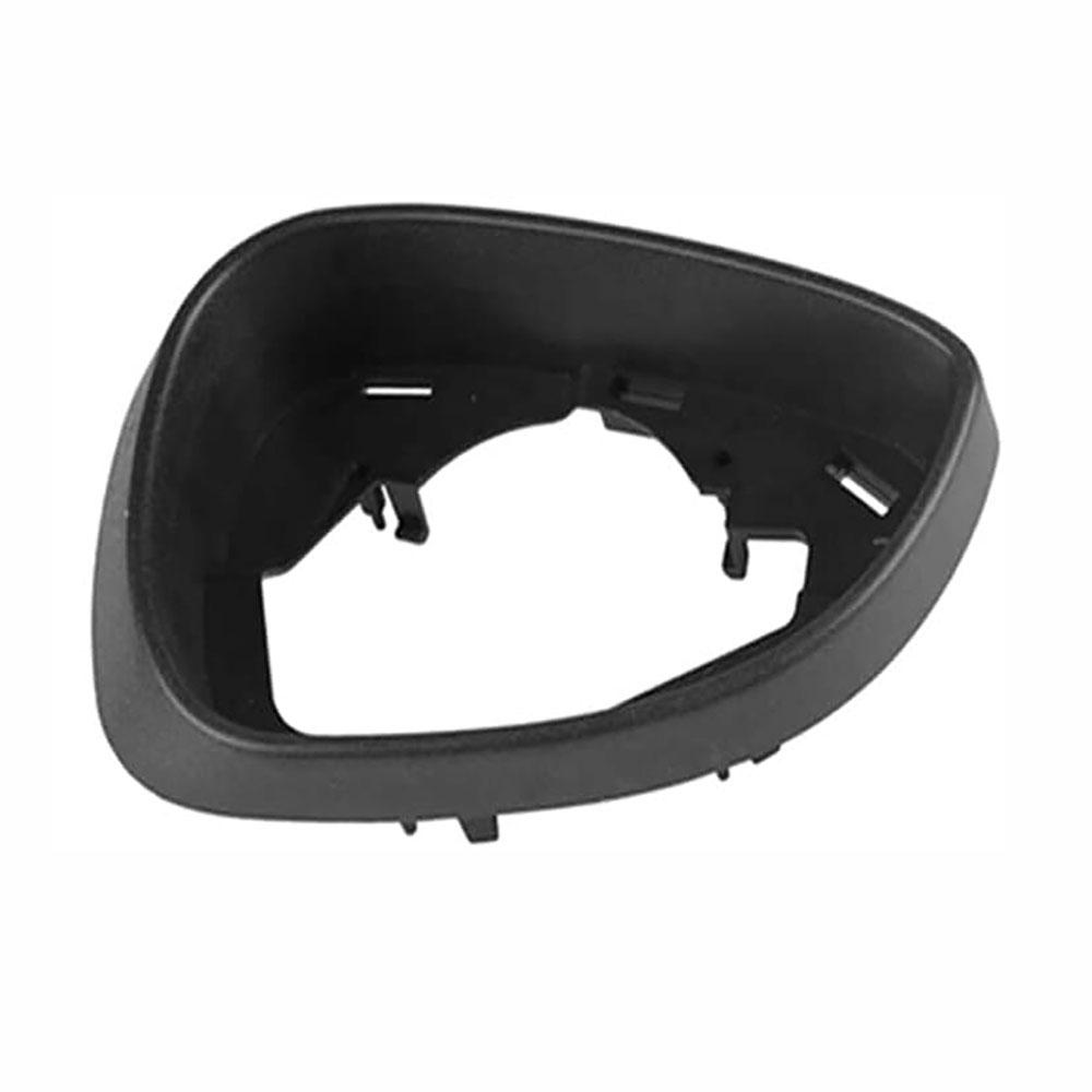 Для Ford Fiesta MK7 2009-2017 Рамка зеркала заднего вида двери с правой стороны водителя Матовый черный