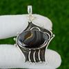 Gift For Her 925 Sterling Silver Natural Iron Tiger Eye Gemstone Jewelry Pendant