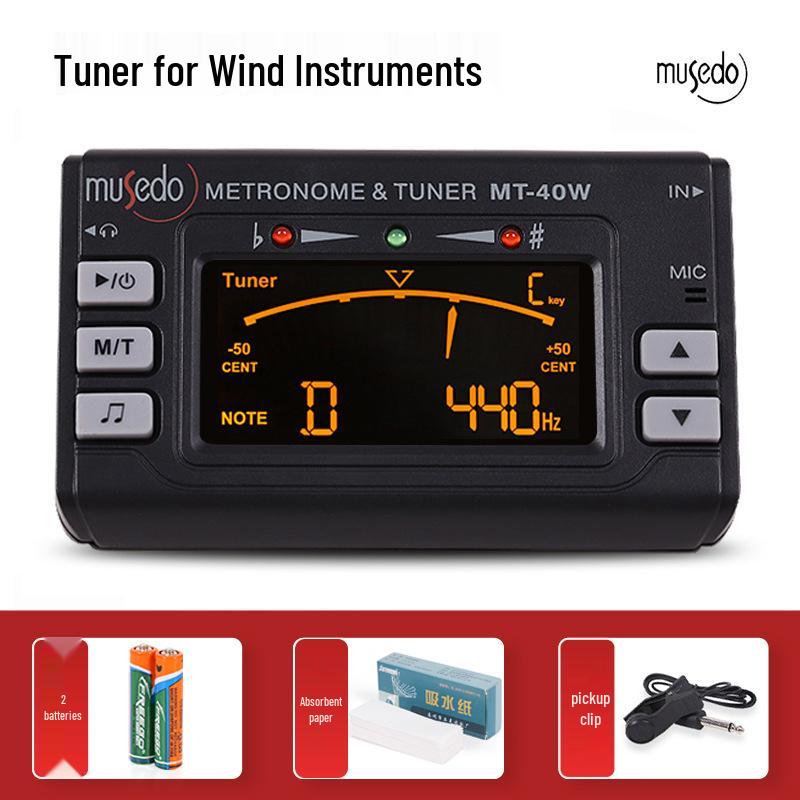 Little Angel MT40W Трехфункциональный тюнер и метроном для духовых инструментов (саксофон и флейта)