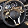 Ruili52 Автомобильный руль рамка отделка крышка для Mercedes BENZ ACE CLA CLS GLA класс W176 W204 W212 C117 автомобильный руль отделка крышка