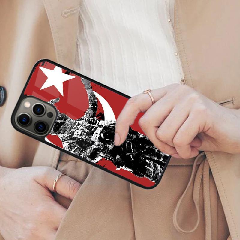 Turkey Flag Soldier Magnetic Phone Case For APPLE iPhone 17 Air 16 14 13 12 Pro Max 15 Plus Wireless Charge With MagSafe Cover