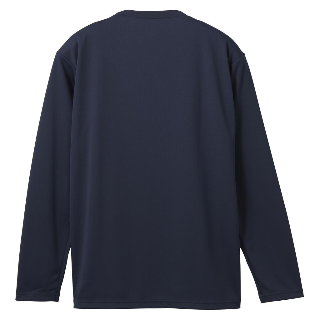 DESCENTE Long Sleeve Dry L T-Shirt, Moisture-Wicking, Quick-Drying, Stretch, Training, One-Point Design, Innerwear, Unisex, Simple, NV00(ST4FLTZ0MB)