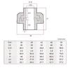 1PCS 20~50mm New Pattern PVC Pipe Union Connector Irrigation Pipe Fittings Aquarium Fish Tank Tube Joints Plastic Pipe Fittings