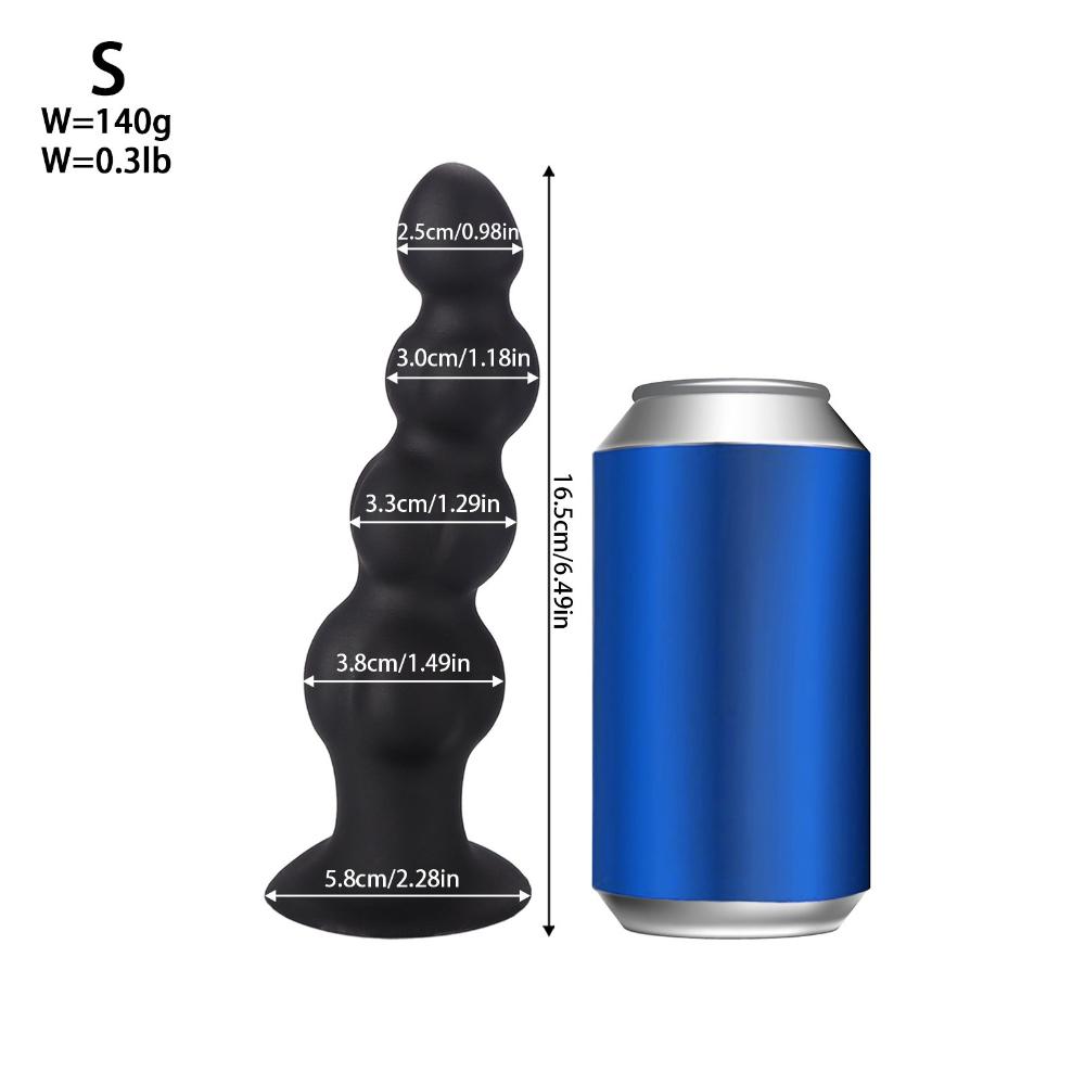 Анальная пробка с 4 шариками – Массажер простаты и точки G для мужчин и женщин, Игрушка для взрослых для чувственного оздоровления