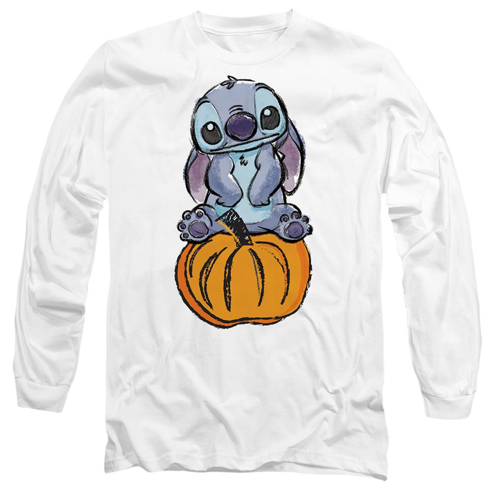 Lilo & Stitch Унисекс футболка с эскизом тыквы для взрослых