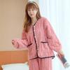 Women's Pajamas - 2025 Autumn/Winter Velvet Fleece Warm Two-Piece Set