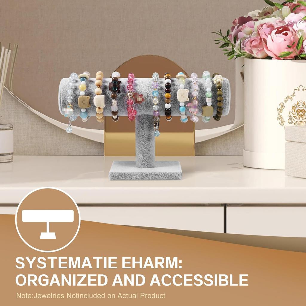 Jewelry Chain Hair Band Watch Necklace Bracelet Display Stand Bracelet Necklace Storage Stand Retail Organization Organizer