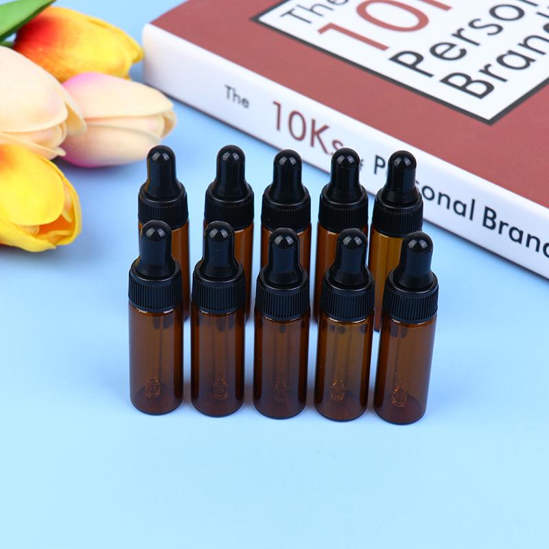 10 шт. Эфирное масло капельница стеклянные бутылки 1 мл 2 мл 3 мл 5 мл растительное масло эссенция