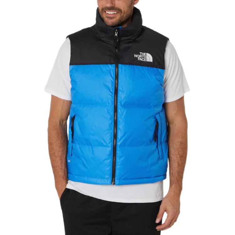 THE NORTH FACE THE NORTH FACE Apparel Collection Vests Men's Blue Stand Collar Moderate Other NF0A3JQQ-LV6