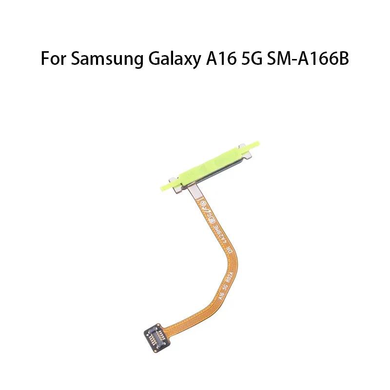 Power button fingerprint sensor flex cable for Samsung Galaxy A16 5G SM-A166B Power button flex cable