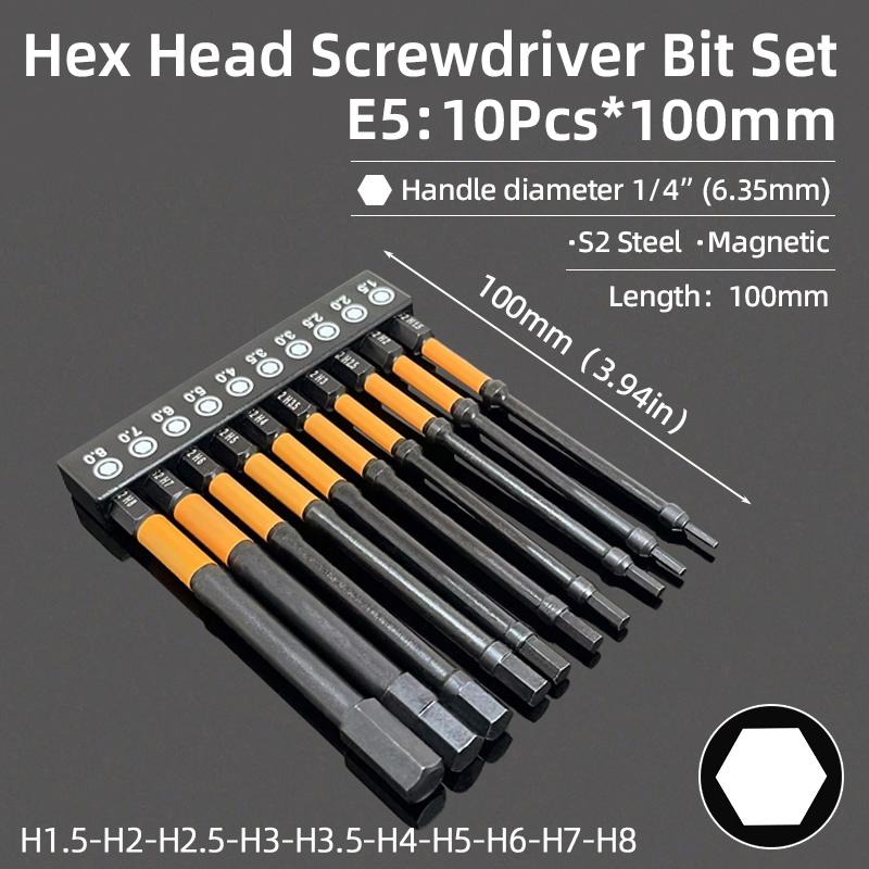 Шестигранный ключ-шестигранник Набор отверток Магнитные крестовые отвертки Torx Plum Security Tamper Proof Сверла Отвертка Ручной инструмент