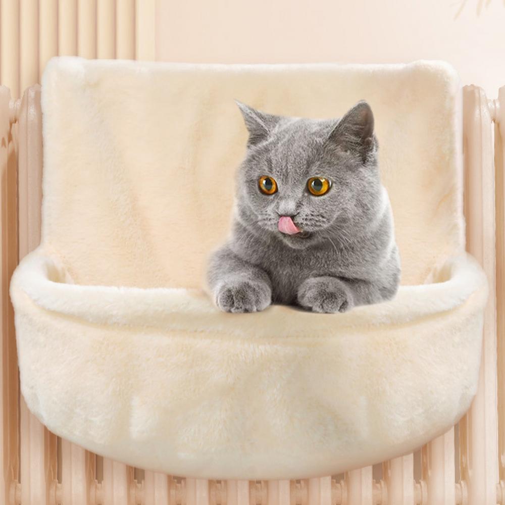 Cat Hammock Bed Foldable & Stable Cat Beds Sturdy Cat Hammock Window Seat Strong & Secure Breathable Cat Wall Shelves for Kitten