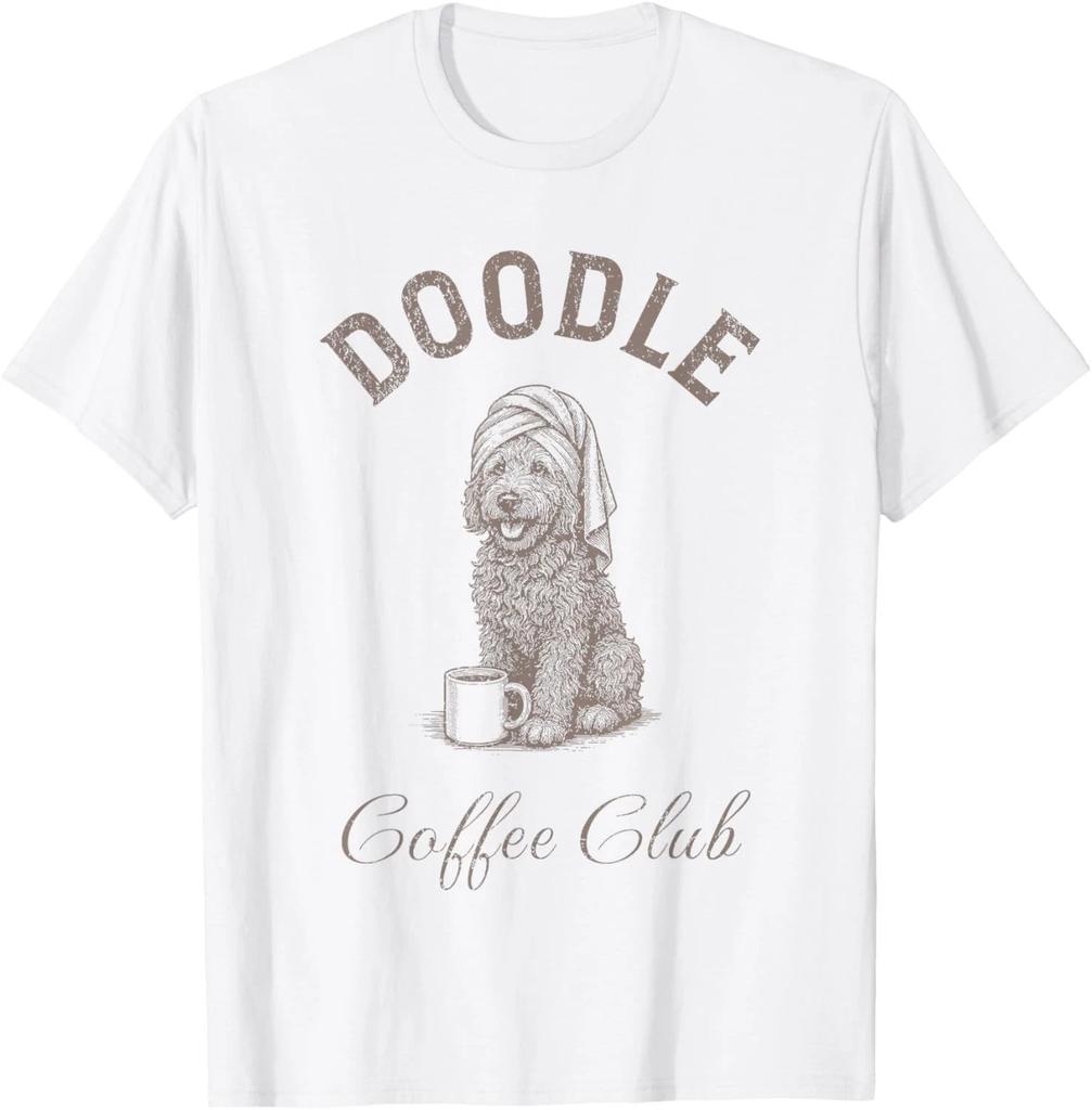 Doodle Coffee Club T-Shirt unisex T-Shirt