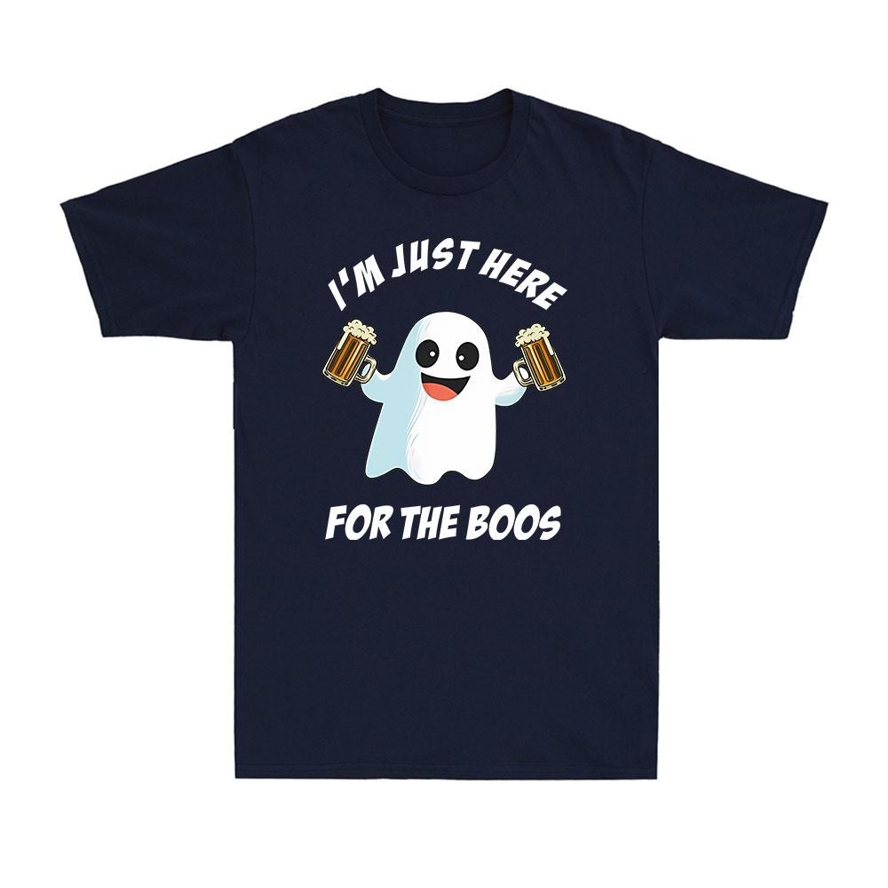 Halloween Costume I'm Just Here Funny Gift Novelty Vintage Men's Cotton T-Shirt