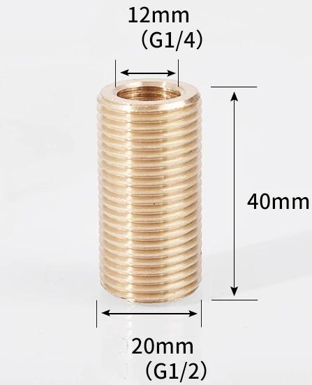1/8" 1/4" 3/8" 1/2" 3/4" BSP Наружная резьба Полная резьба Удлиненный ниппель Латунь Для аквариумной перегородки Соединительная фитинг Дом Сад