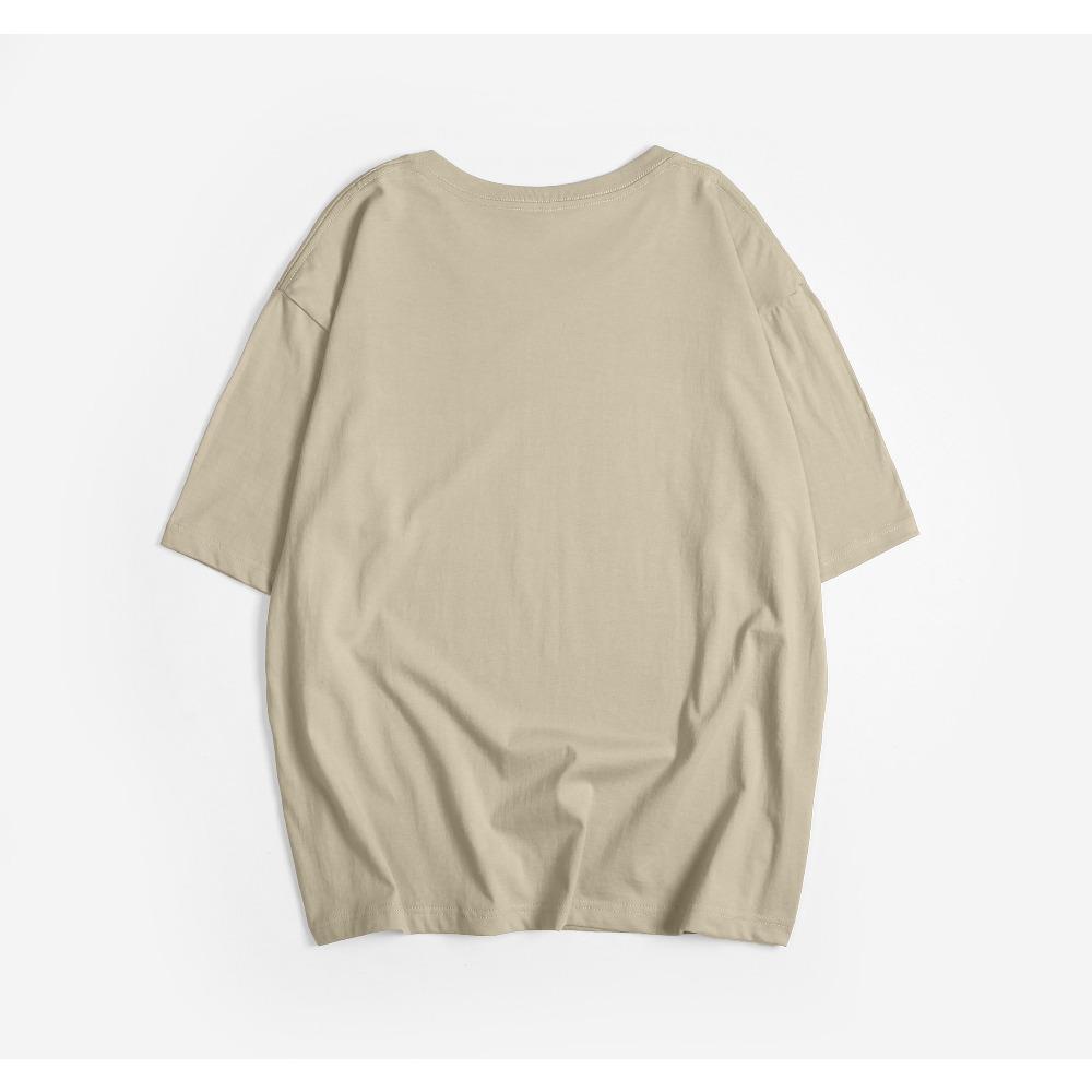 Футболка Hirsionsan Oversize Graphic T Shirt Women 2025 Summer Cotton Crewneck Short Sleeve Tees Female Casual Loose Higt Street Top