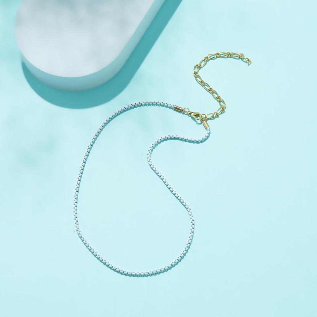 Модное геометрическое ожерелье из сплава для женщин, идеально подходящее для модных уличных образов.