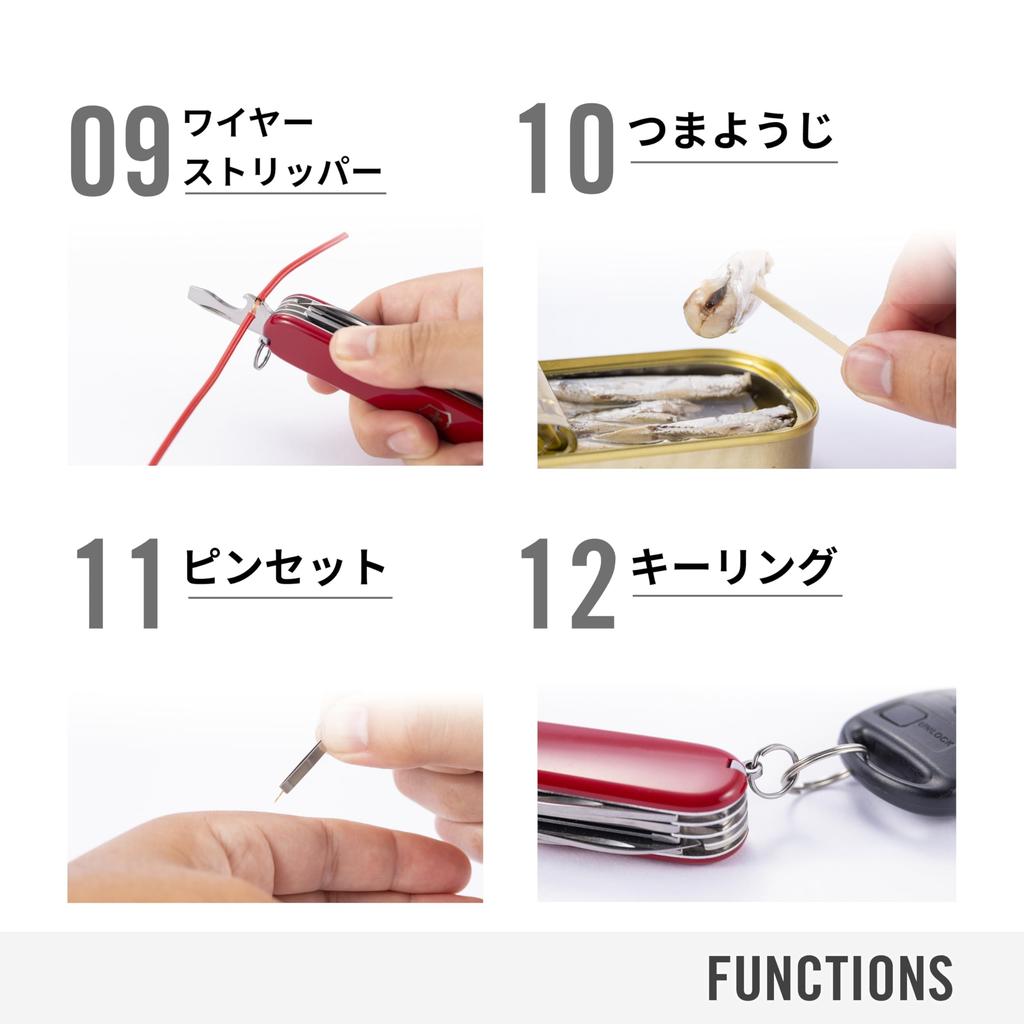 VICTORINOX Live To Explore Companion New York Style Equipped with Box Opener and Ballpoint Pen Swiss Army Knife Multifunctional Knife Disaster