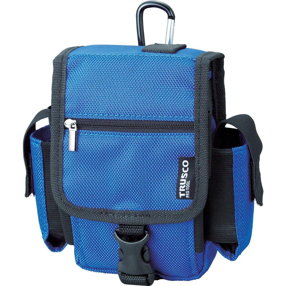 TRUSCO Compact Tool Case with Two Side Pockets, Blue, TCTC1808-BL