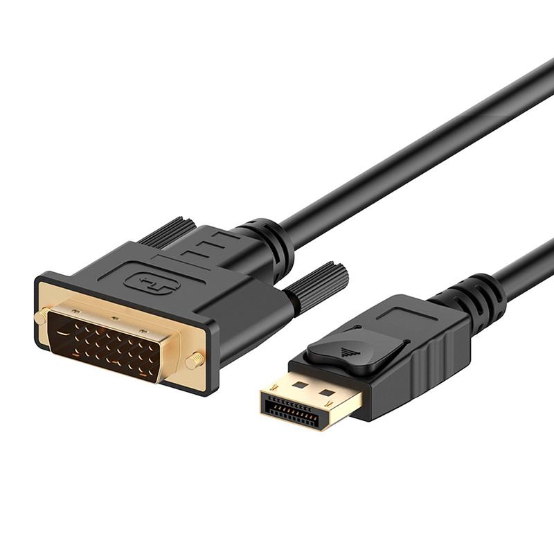 6 футов 1,8 м позолоченный Displayport Dp к Dvi-D мужской кабель-адаптер Hd 1080P