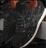 Shiny Glitter Sport Shoes Breathable Bling Casual Sneakers Women Spring Summer Ladies Red Blue Comfort Lace Up Running Shoes