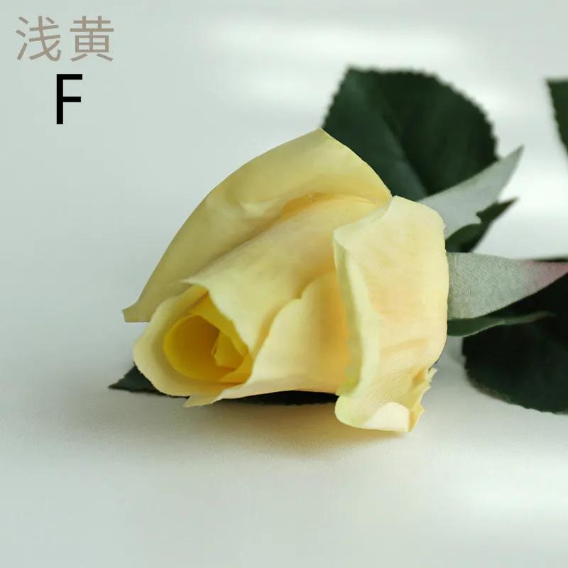 Имитация Увлажняющая Роза Одноручная Валяная Домашнее Украшение Искусственный Цветок Имитация