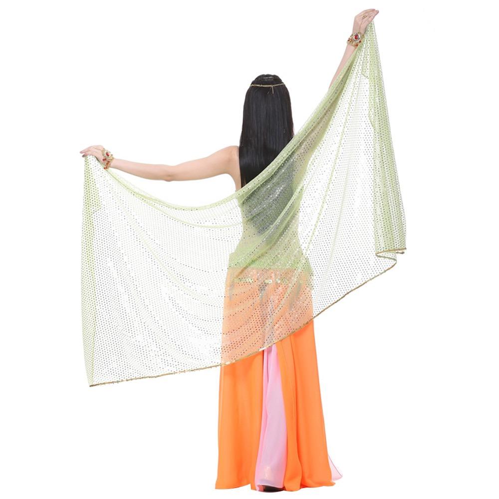 Chiffon Latin Belly Dance Shawls Long Dancing Scarf Fashion Performance Shawl Show Costumes