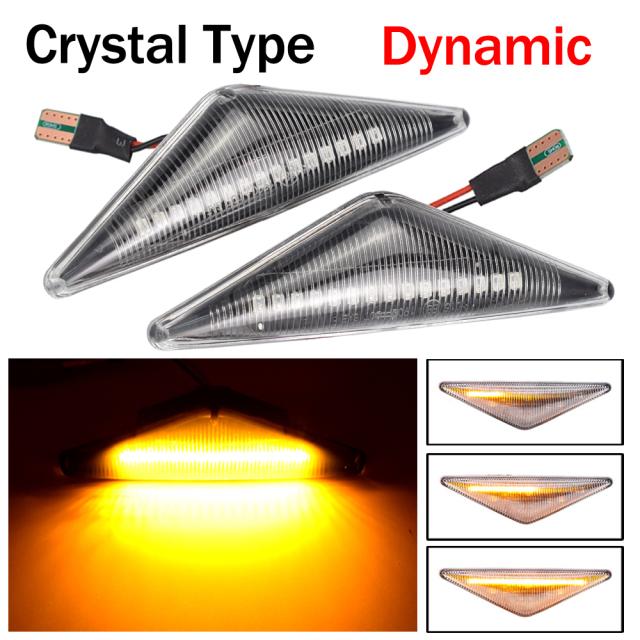 Струящийся боковой повторитель светодиодный динамический боковой габаритный указатель поворота Индикатор мигалка для Ford Mondeo 3 Mk3 Focus 1 Mk1