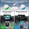 Беспроводной адаптер CarPlay 2-в-1 для Android/Apple, проводной адаптер CarPlay для автомобиля, беспроводной адаптер WiFi, подключаемый по USB